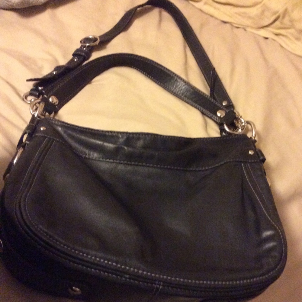 Coach Purse Convertible Black.